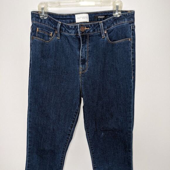 Parker Smith Blue Runaround Sue Slim Straight Jean - Picture 4 of 10